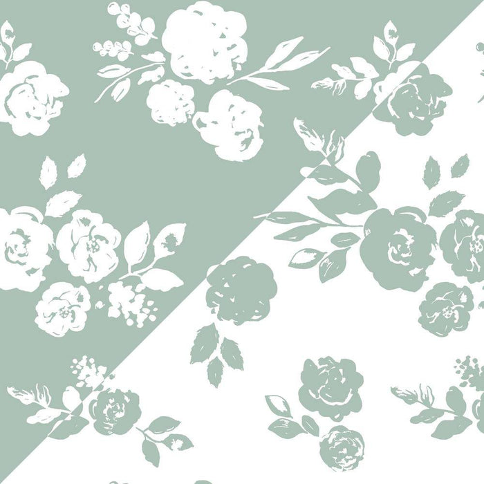 Bebe Au Lait® Vintage Floral + Modern Floral Premium Cotton MuslinBurp Cloth Set, 2 Pack