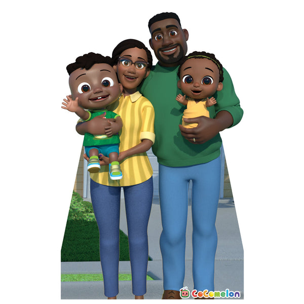 Fathead Cody & Family StandOut Life-Size Foam Core Cutout - Officially Licensed CoComelon Stand Out