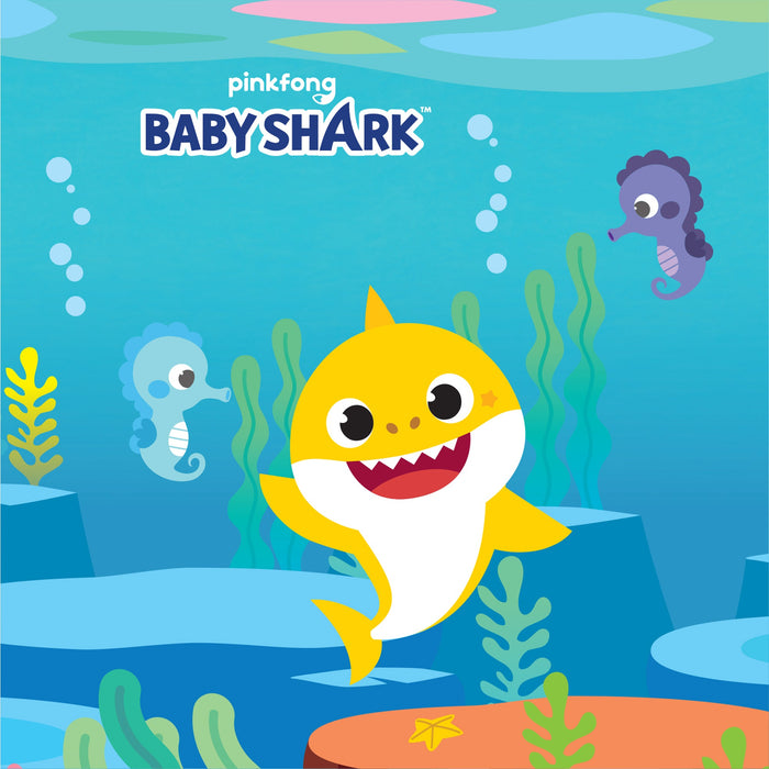 Fathead Baby Shark: Saddle Up Poster - Officially Licensed Nickelodeon Removable Adhesive Decal