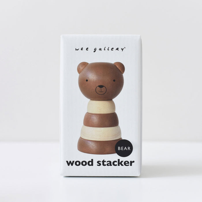 Wee Gallery Wood Stacker - Bear