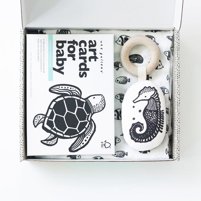 Wee Gallery Newborn Baby Gift Set - Ocean