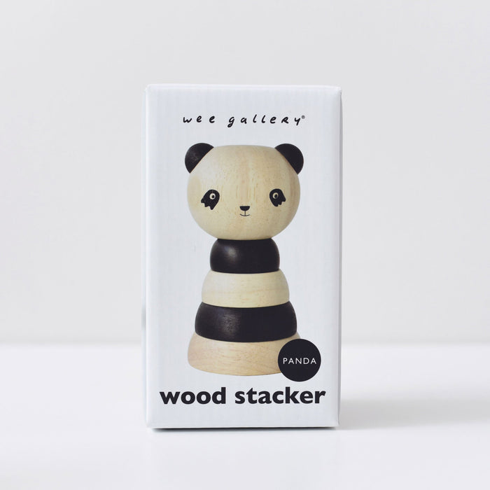 Wee Gallery Wood Stacker - Panda