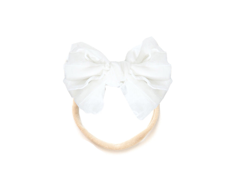 Reverie Threads Harlow Headband in White