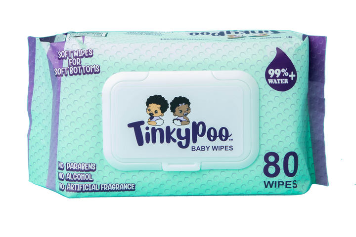 TinkyPoo Baby Wipes 1 pack (80 wipes)