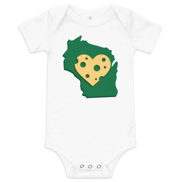 Little Hometown Wisconsin Baby Onesie