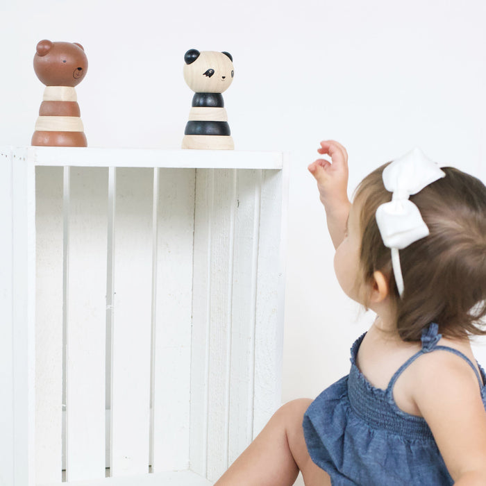 Wee Gallery Wood Stacker - Bear