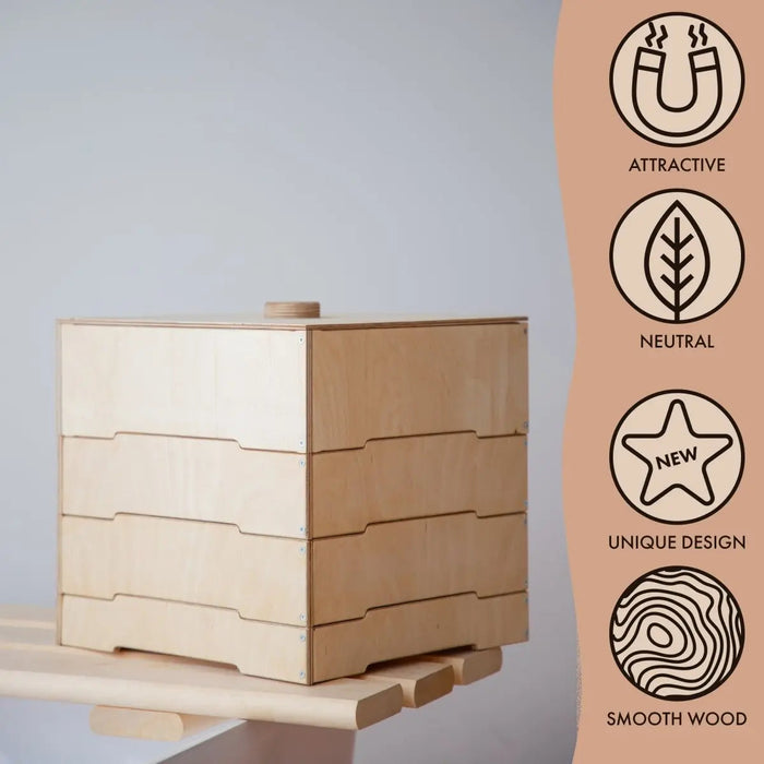 Goodevas Wooden storage/sorter for constructor