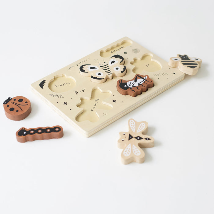 Wee Gallery Wooden Tray Puzzle - Bugs