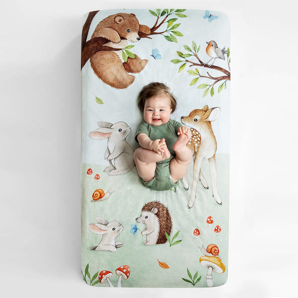 Rookie Humans Enchanted Forest Standard Size Crib Sheet