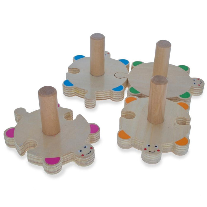 BestPysanky Baby Shape and Color Learning Wooden Blocks Set