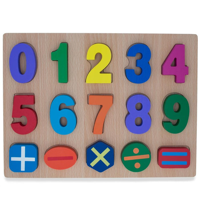 BestPysanky Numbers & Counting Learning Wooden Blocks Puzzle