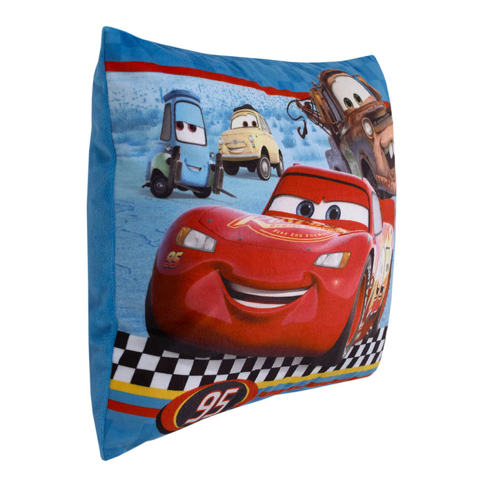 Disney Cars Radiator Springs Lightning McQueen and Tow-Mater Decorative Toddler Pillow
