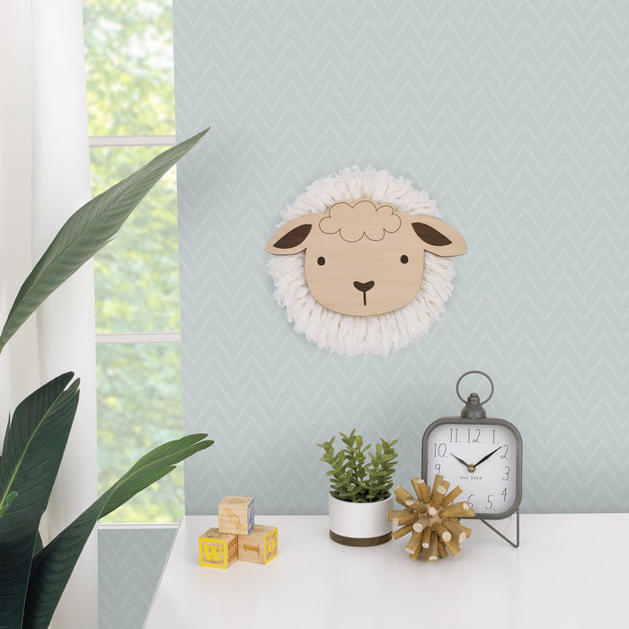 Little Love by NoJo Natural Wood Sheep Wall Décor