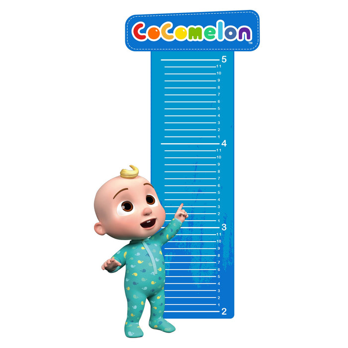 Fathead JJ Onesie Growth Chart - Officially Licensed CoComelon Removable Adhesive Decal