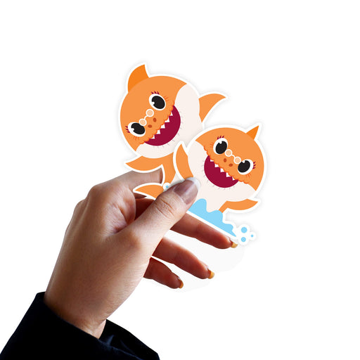 Fathead Baby Shark: Grandma Shark Minis - Officially Licensed Nickelodeon Removable Adhesive Decal
