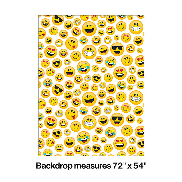 Party Decorations Show Your Emojions Photo Backdrop