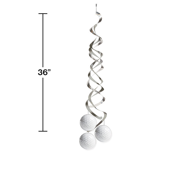 Party Decorations Golf Deluxe Danglers, 2 ct