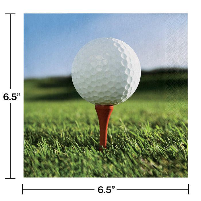 Party Decorations Golf Napkins, 18 ct