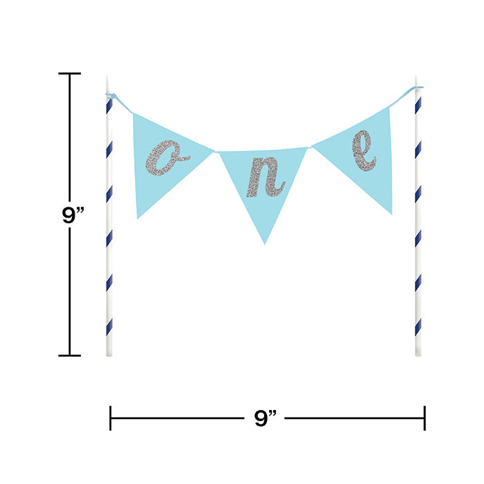 Party Decorations 1st Birthday Boy Cake Banner