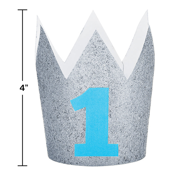 Party Decorations 1st Birthday Boy Crown