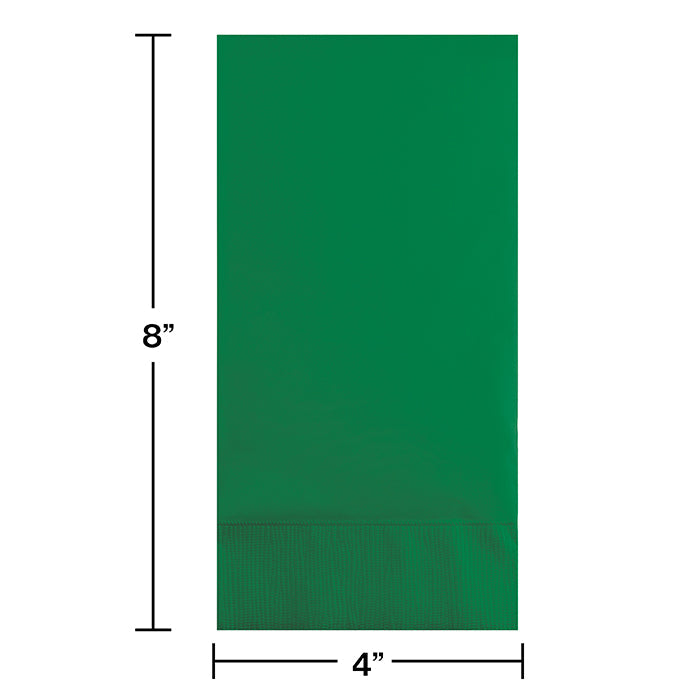 Party Decorations Emerald Green Guest Towel, 3 Ply, 16 ct