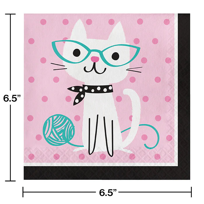 Party Decorations Purr-Fect Birthday Party Kit for 8 (48 Total Items)