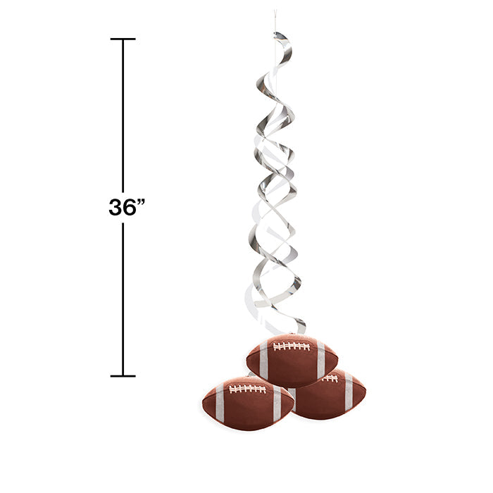 Party Decorations Tailgate Rush Deluxe Danglers, 2 ct