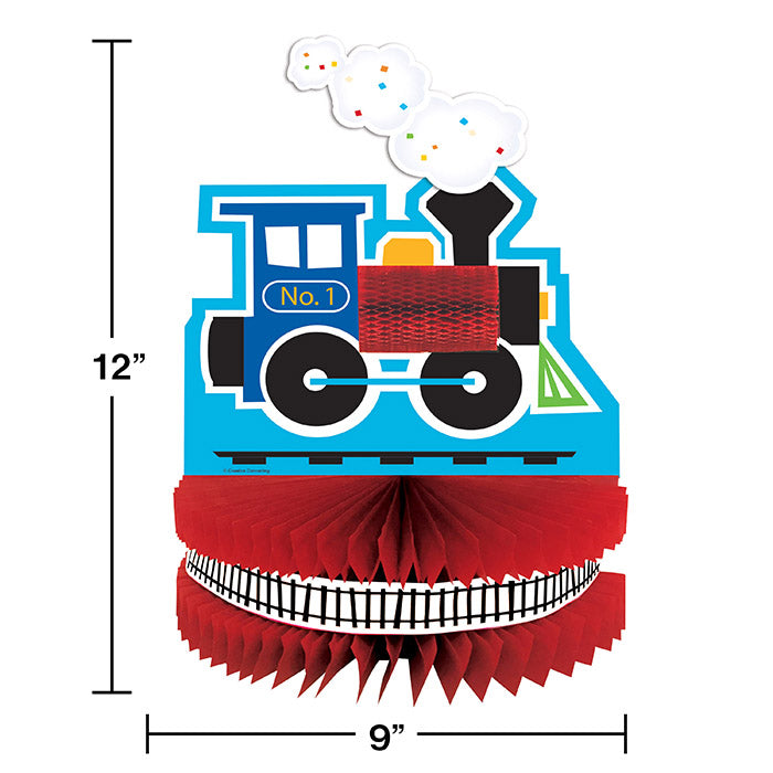 Party Decorations All Aboard Train Centerpiece