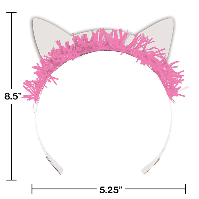 Party Decorations Purr-Fect Cat Party Tiaras (8ct)