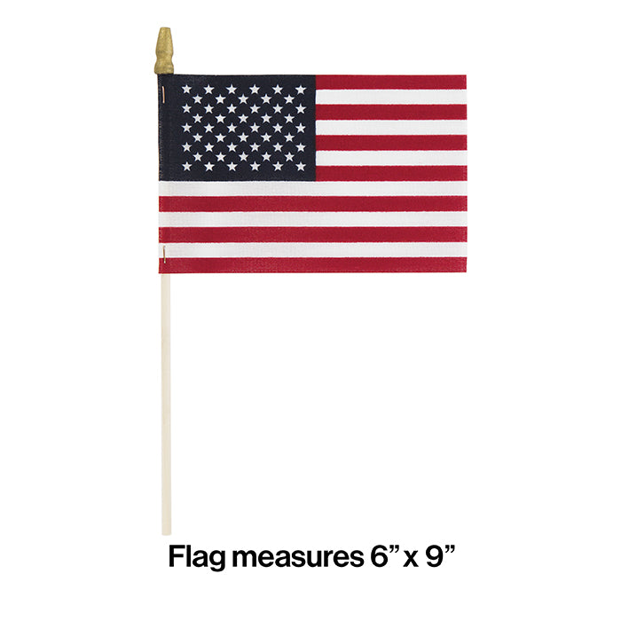 Party Decorations Cloth Usa Flag, 4" X 6"