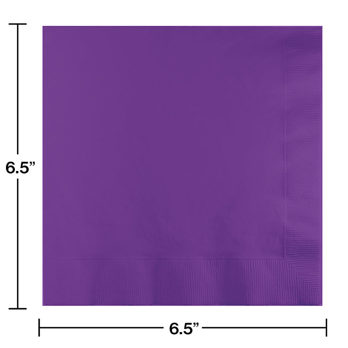 Party Decorations Amethyst Luncheon Napkin 3Ply, 50 ct