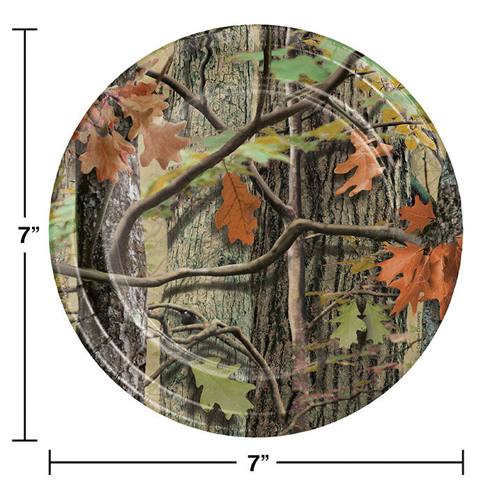 Party Decorations Hunting Camo Dessert Plates, 8 ct