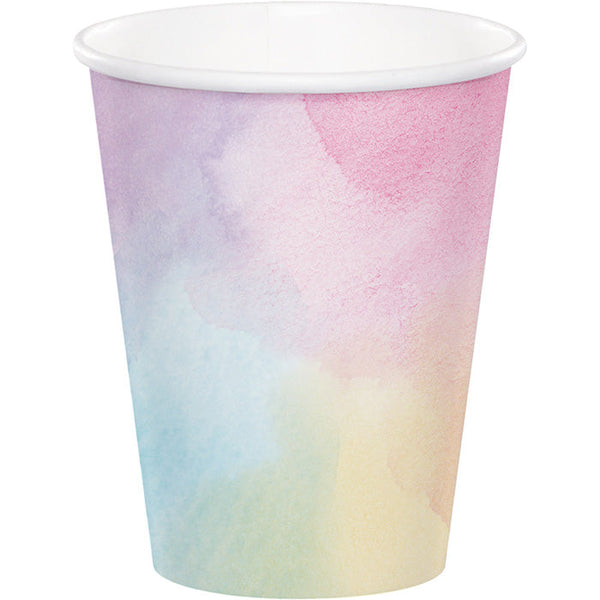 Party Decorations Iridescent Hot/Cold Paper Cups 9 Oz., Iridescent, 8 ct