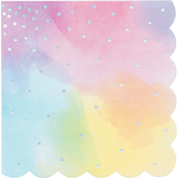 Party Decorations Iridescent Party Napkins, 16 ct