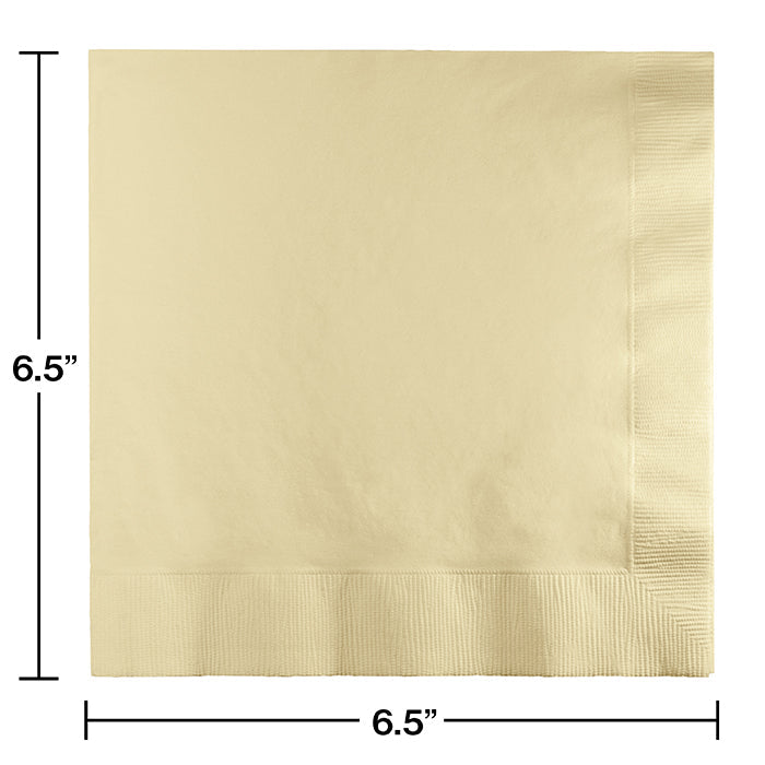 Party Decorations Ivory Luncheon Napkin 2Ply, 50 ct