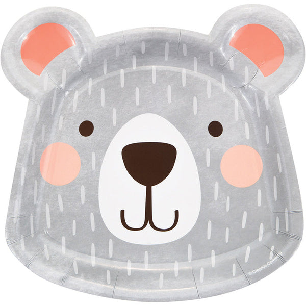 Party Decorations Birthday Bear Shaped Plate 9