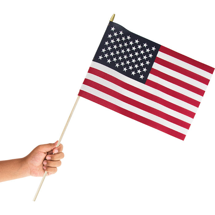 Party Decorations Cloth Usa Flag, 12" X 18"