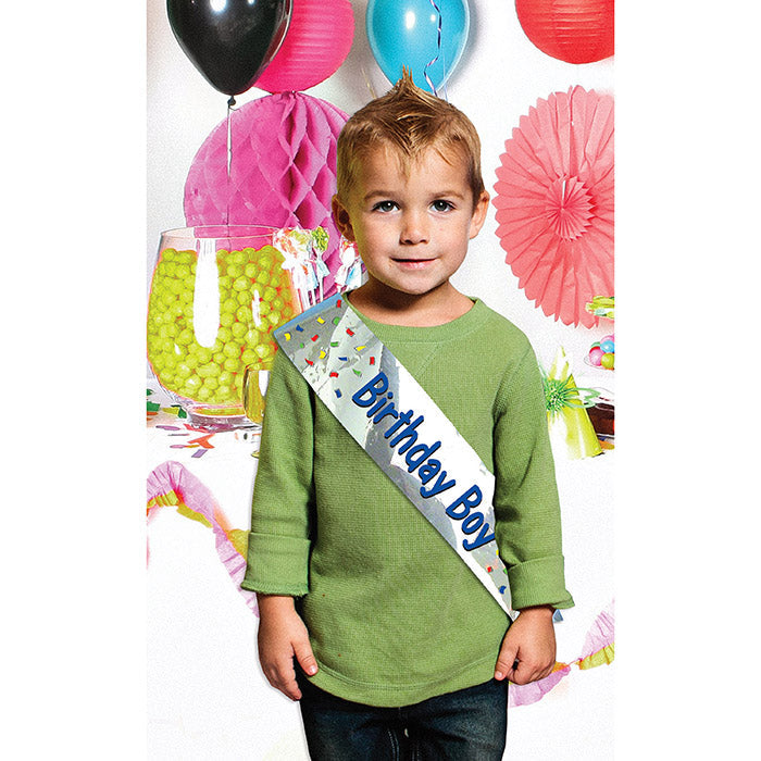 Party Decorations Birthday Boy Sash