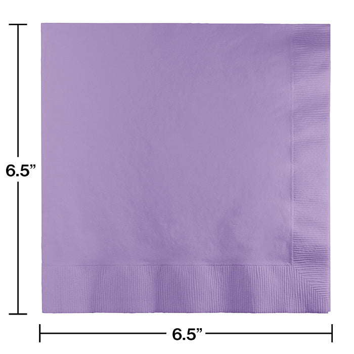 Party Decorations Luscious Lavender Luncheon Napkin 3Ply, 50 ct