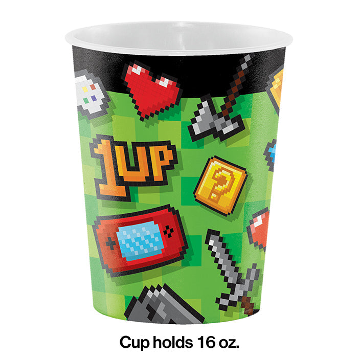 Party Decorations Gaming Party Plastic Keepsake Cup 16 Oz.