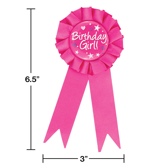 Party Decorations Birthday Girl Award Ribbon