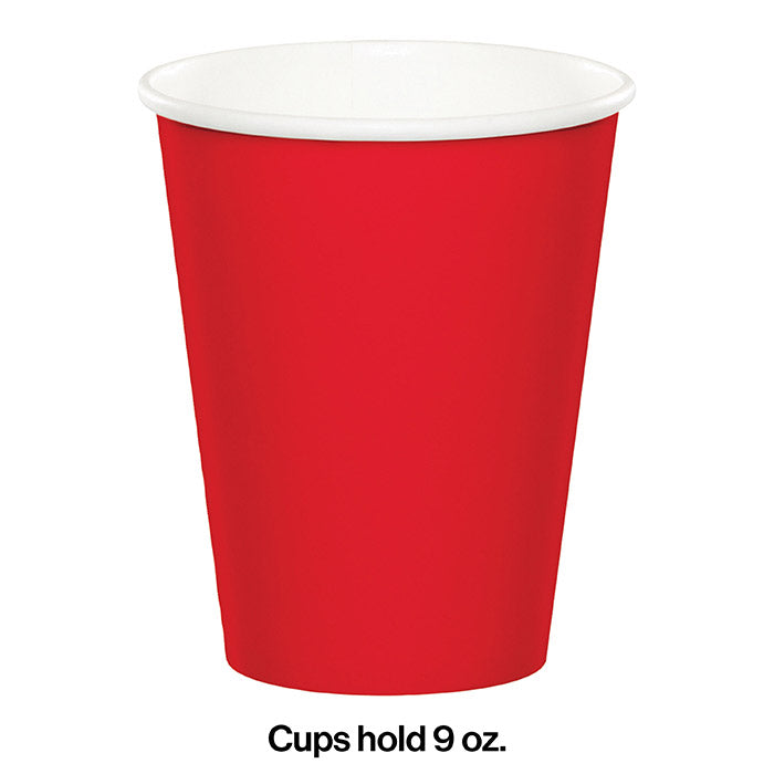 Party Decorations Classic Red Hot/Cold Paper Cups 9 Oz., 24 ct