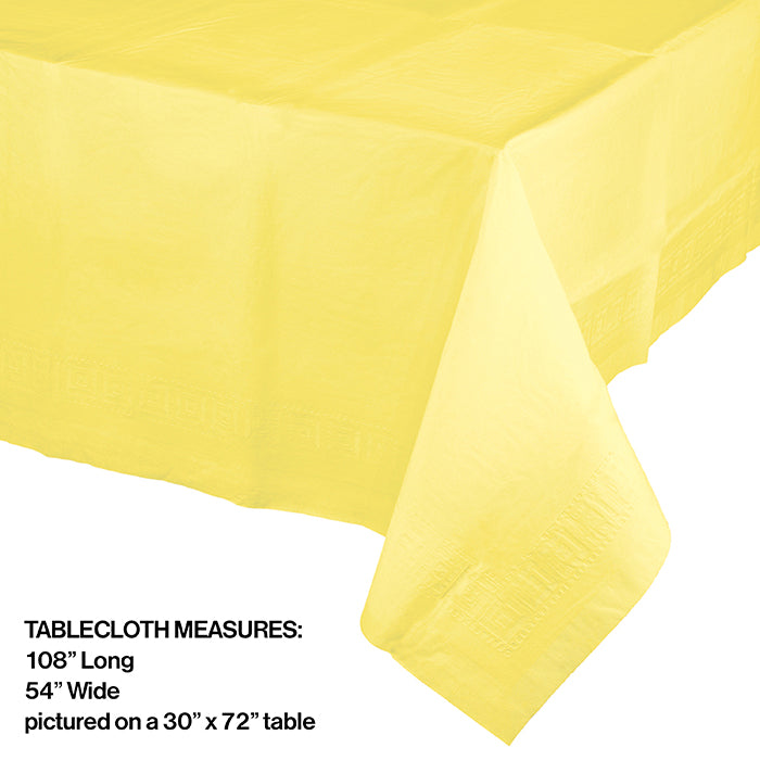 Party Decorations Mimosa Tablecover 54"X 108" Polylined Tissue