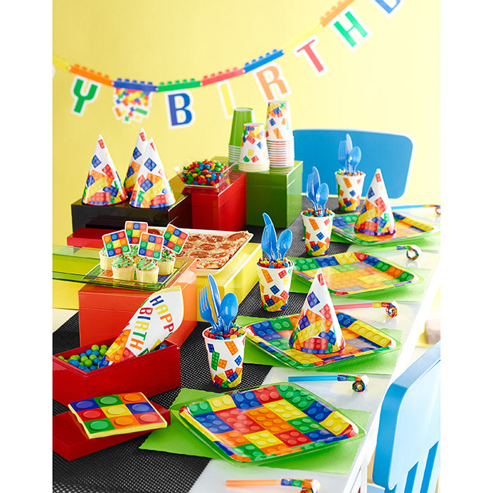 Party Decorations Block Party Napkins, 16 ct