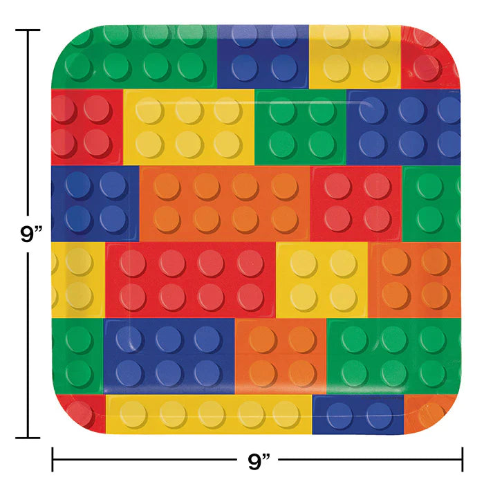 Party Decorations Block Party 48 Piece Birthday Kit for 8