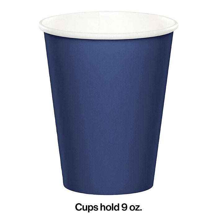 Party Decorations Navy Hot/Cold Paper Paper Cups 9 Oz., 24 ct