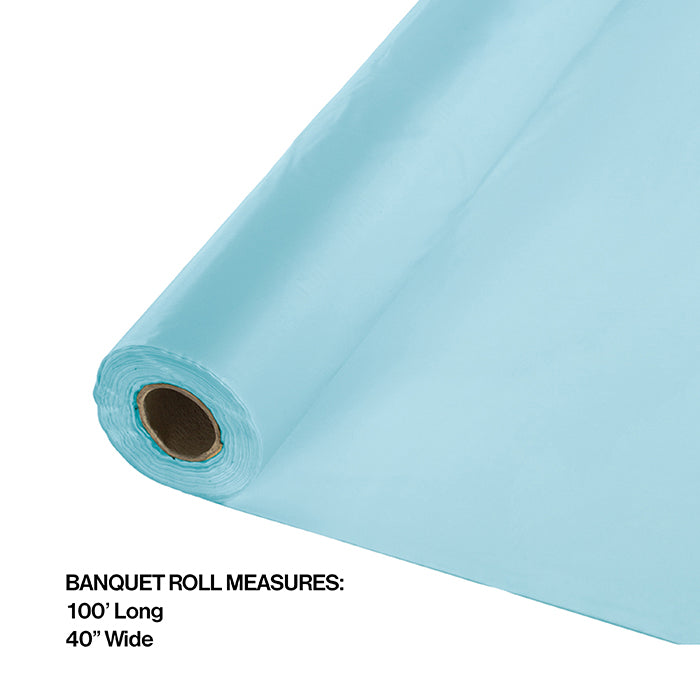 Party Decorations Pastel Blue Banquet Roll 40" X 100'