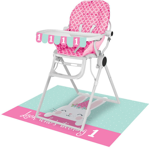 Party Decorations Birthday Bunny 1st Birthday High Chair Decorating Kit