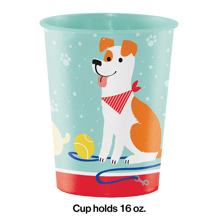 Party Decorations Dog Party Plastic Keepsake Cup 16 Oz.