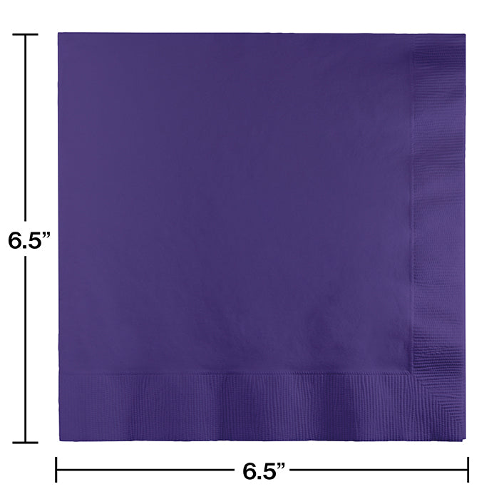 Party Decorations Purple Luncheon Napkin 2Ply, 50 ct